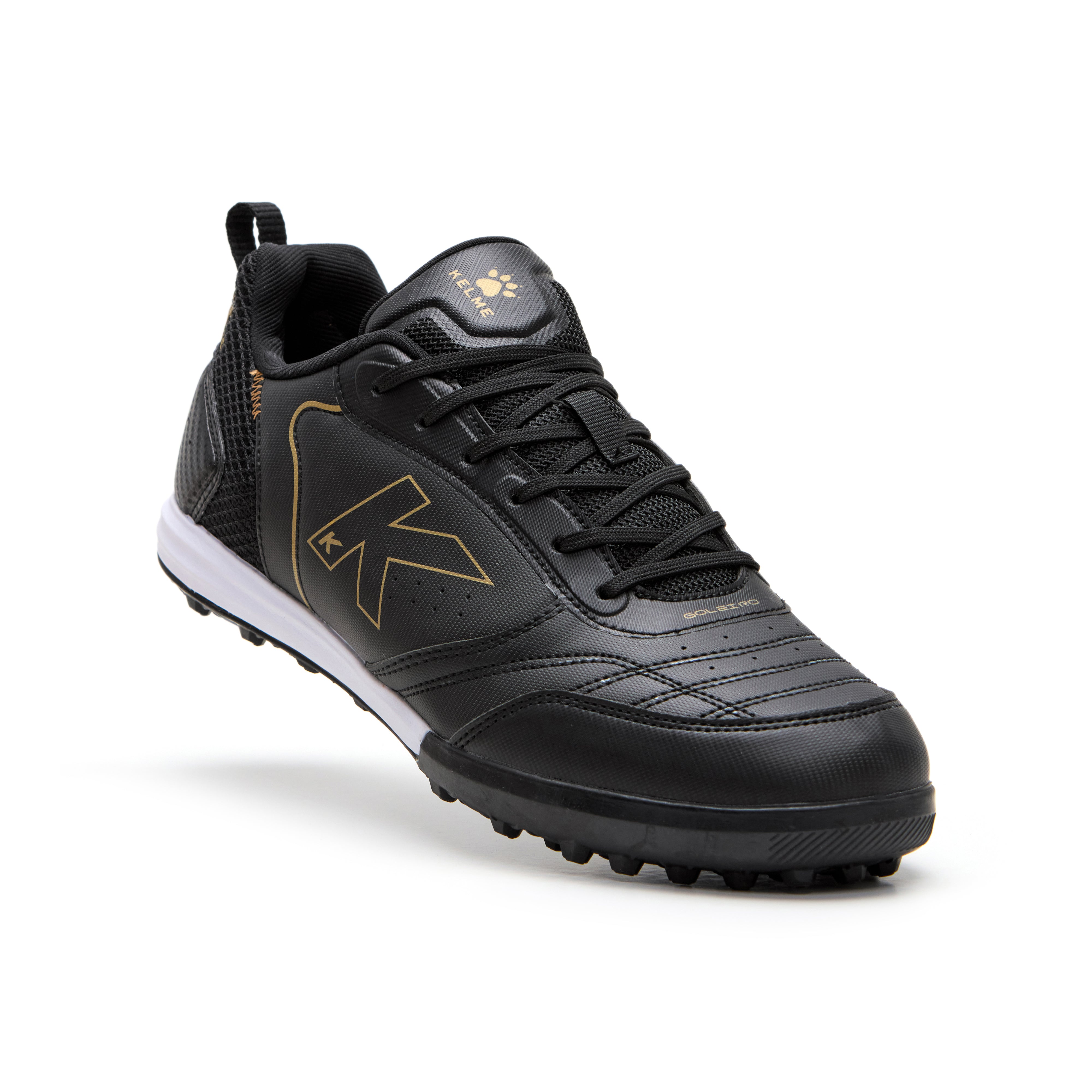 BOTAS DE FUTBOL GOLEIRO TURF NEGRO