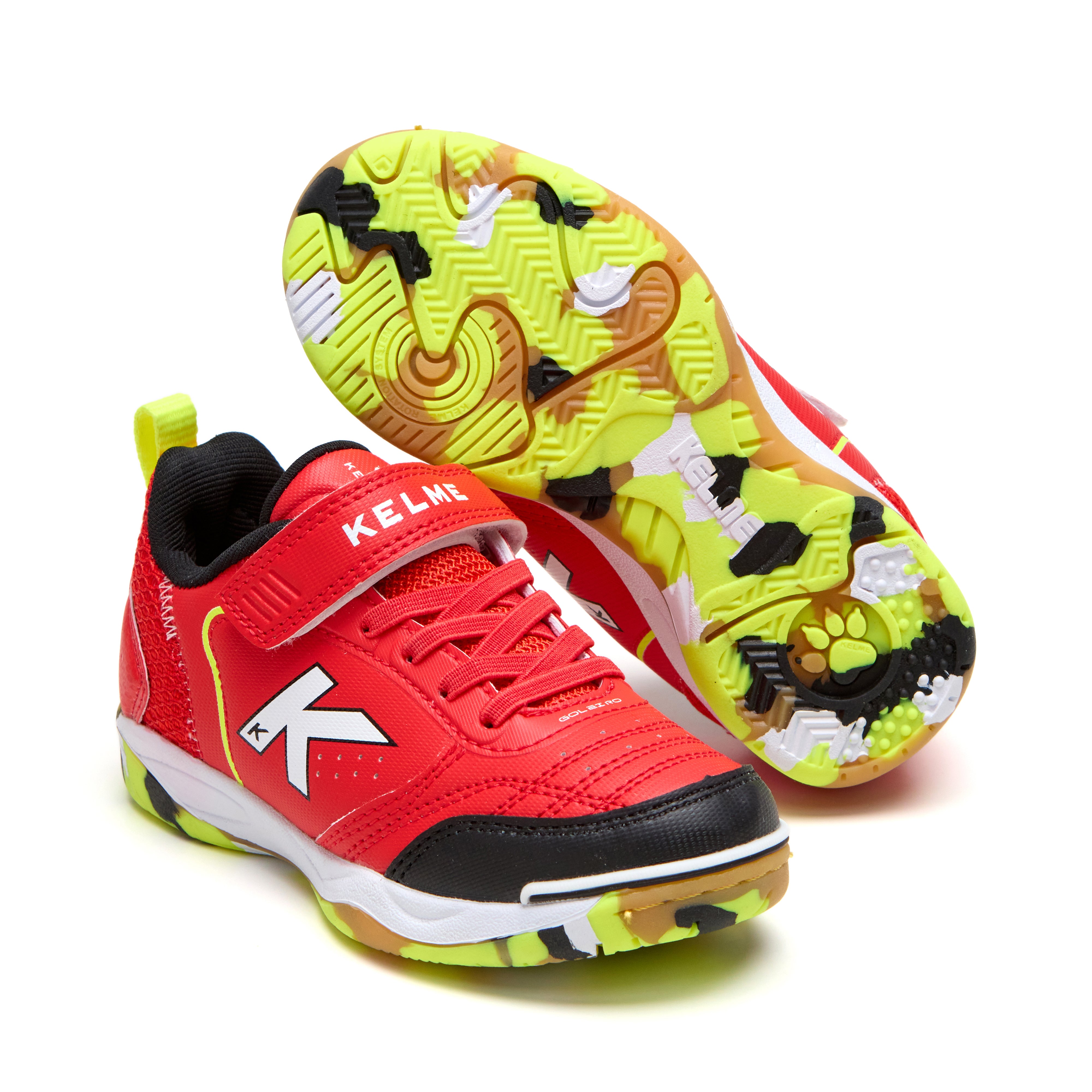 ZAPATILLAS DE NIÑO GOLEIRO ELASTIC INDOOR ROJO