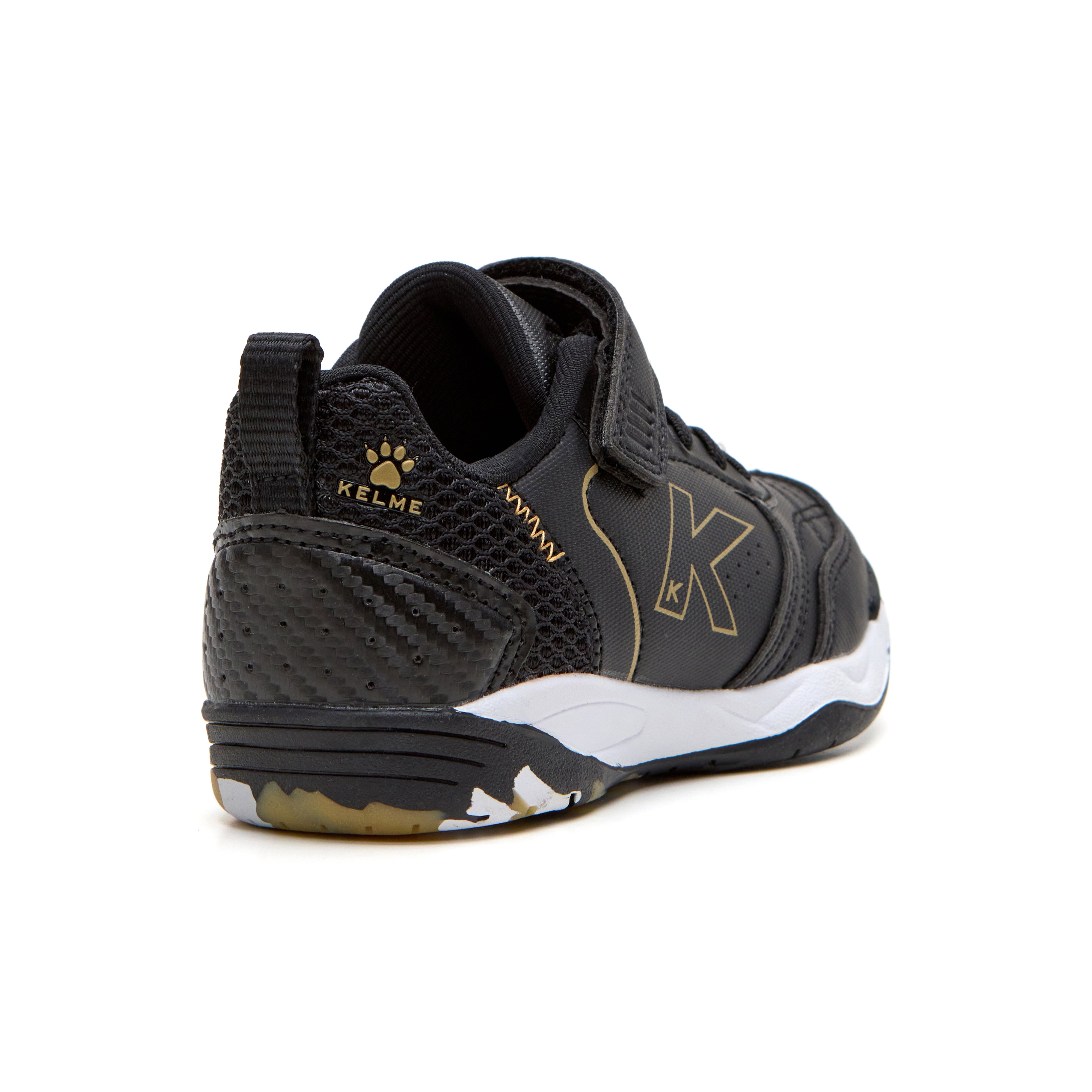 GOLEIRO ELASTIC INDOOR BLACK CHILDREN'S SHOES