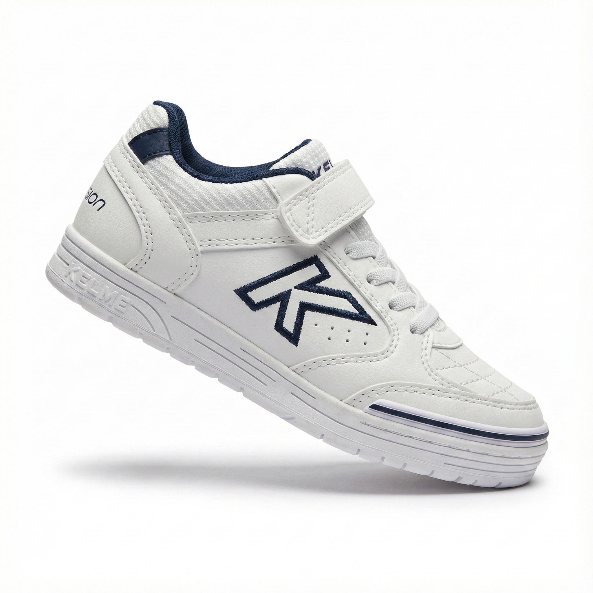 ZAPATILLAS DE NIÑO PRECISION BTS ELASTIC BLANCO-MARINO