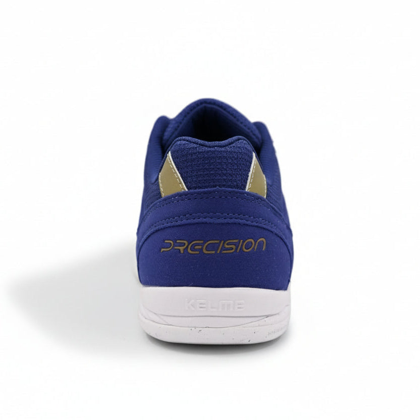 ZAPATILLAS DE FÚTBOL SALA PRECISION AZUL-ORO - Kelme Tienda Online