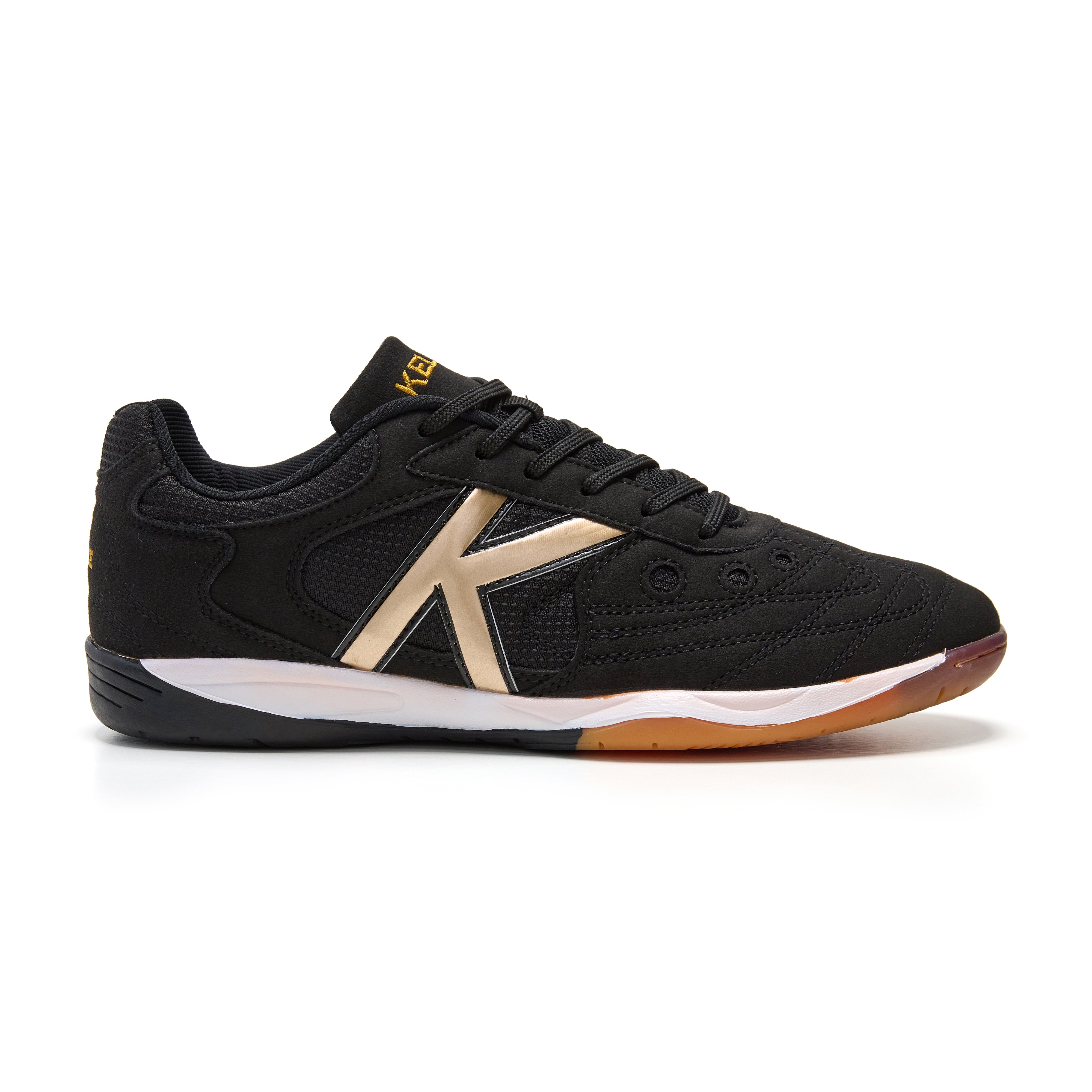 COPA INDOOR FOOTBALL SHOES BLACK-GOLD - Kelme Official Online Store
