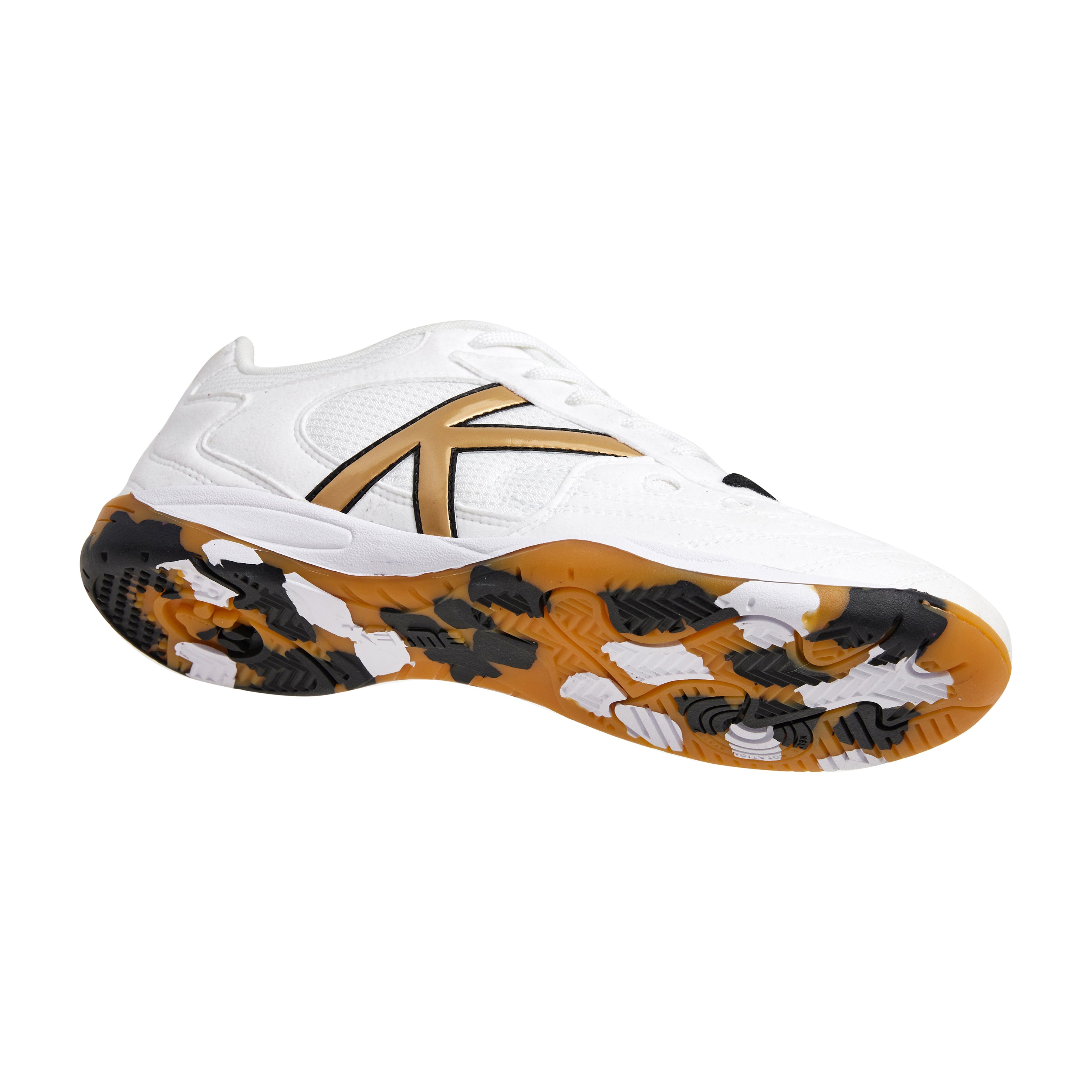 ZAPATILLAS DE FÚTBOL SALA INDOOR COPA BLANCO-ORO-NEGRO