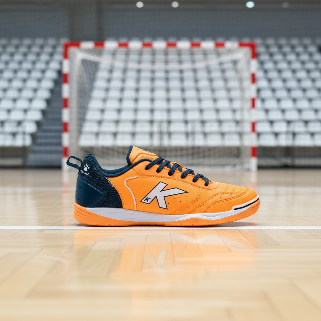 ZAPATILLAS DE FÚTBOL SALA GOLEIRO NARANJA AZUL