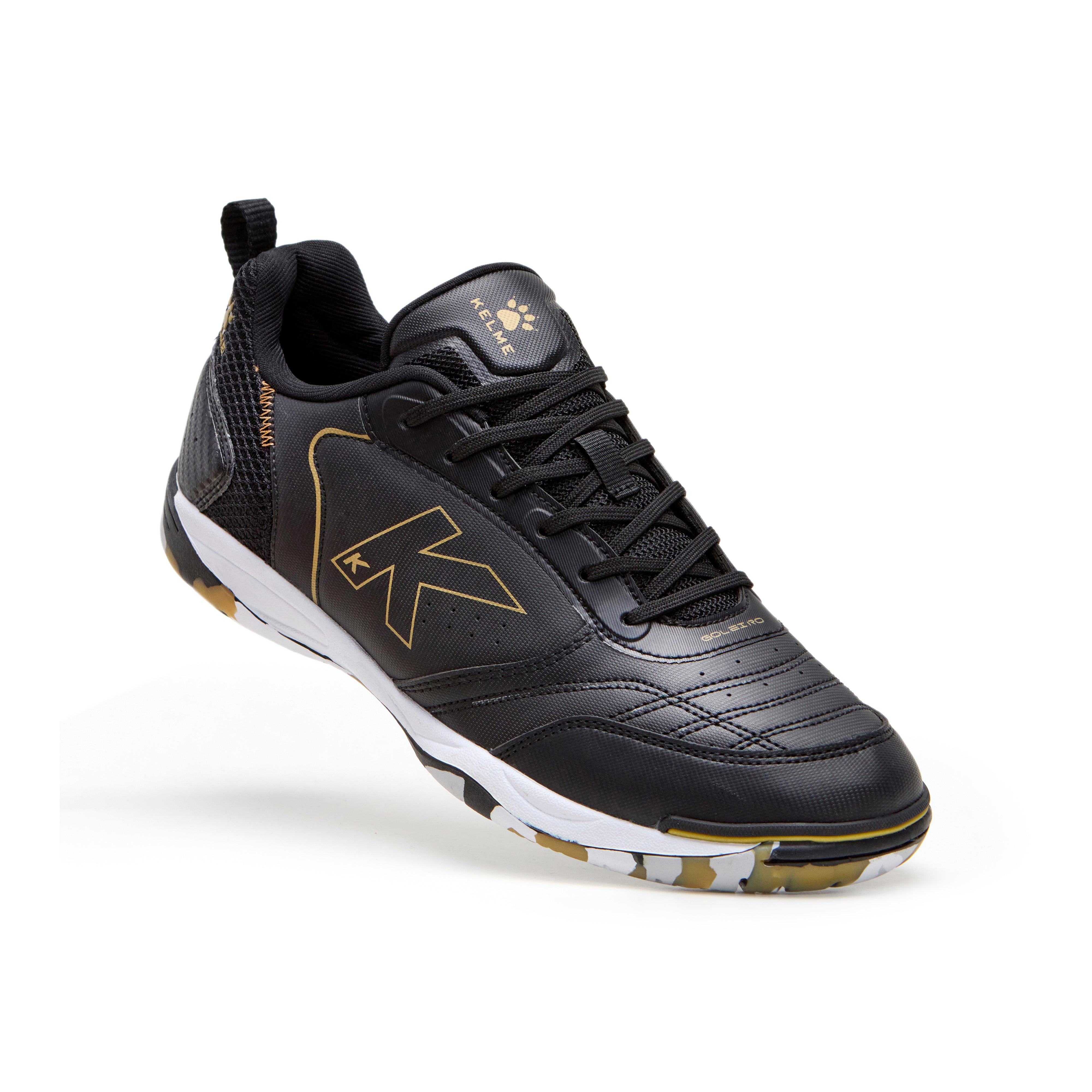 SAPATILHAS DE FUTEBOL DE SALÃO GOLEIRO INDOOR PRETO