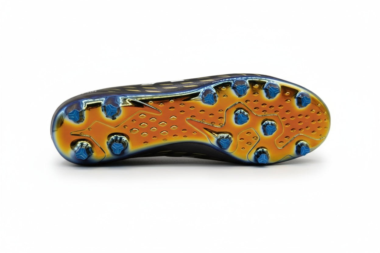 BOTAS DE FÚTBOL AGILITY LITE NEGRO-ORO