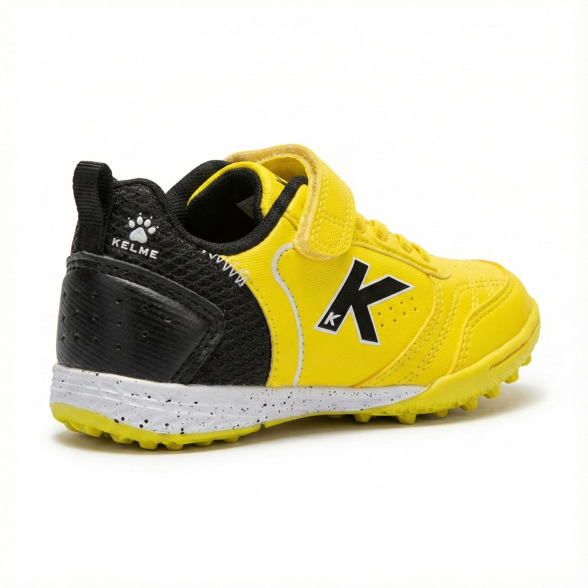 ZAPATILLAS DE NIÑO GOLEIRO TURF ELASTIC AMARILLO Y NEGRO