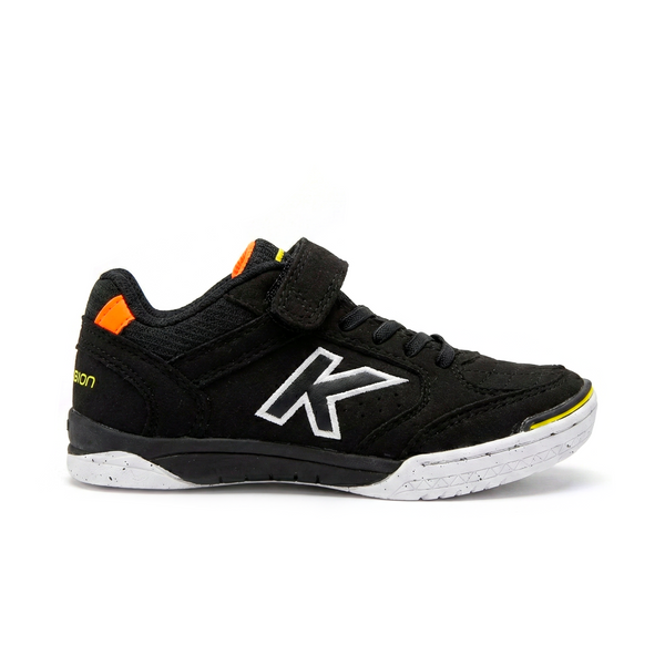 BOY'S PRECISION ELASTIC SHOES BLACK AND ORANGE