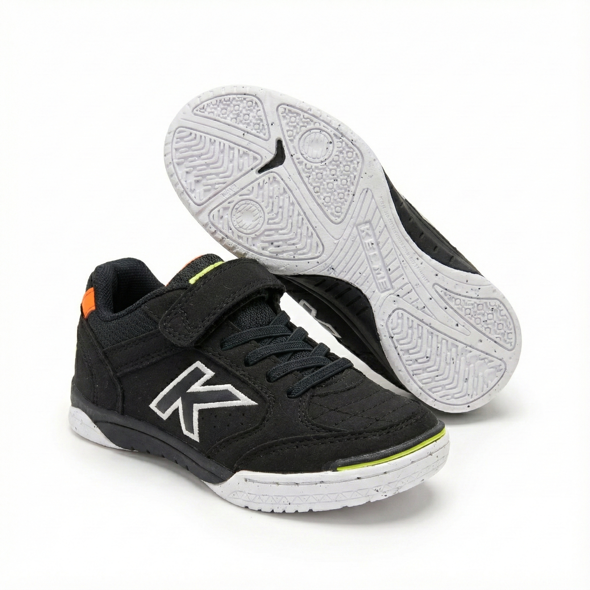 ZAPATILLAS DE NIÑO PRECISION ELASTIC NEGRO Y NARANJA