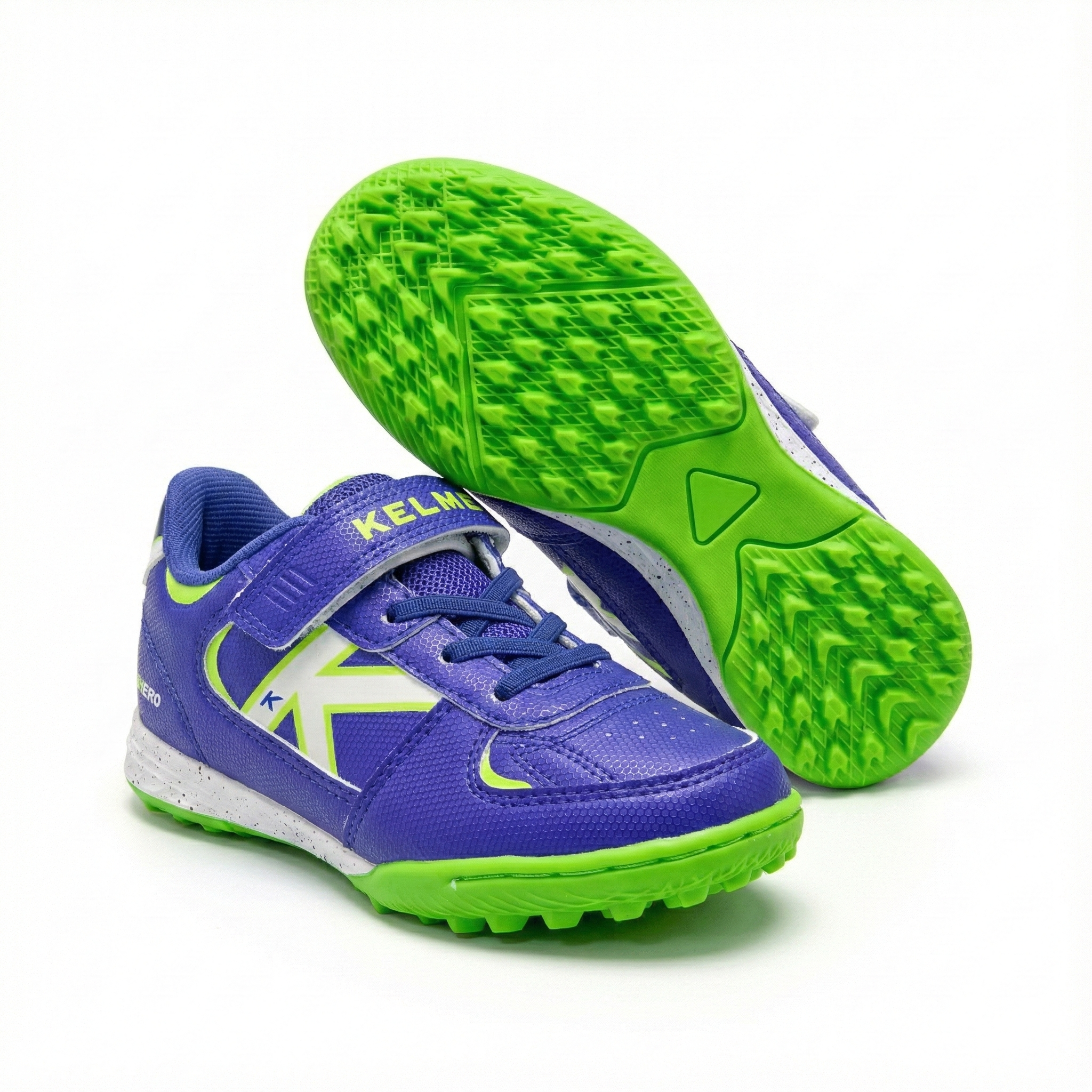 ZAPATILLAS DE NIÑO HERO TURF ELASTIC AZUL-VERDE
