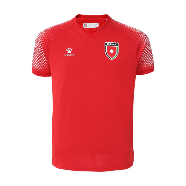 CAMISOLA JORDÂNIA ALTERNATIVA MUNDIAL VERMELHA