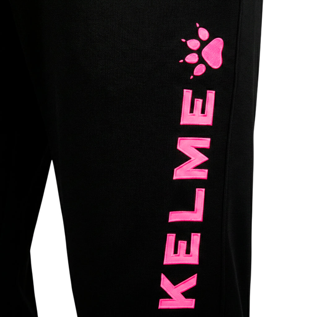 PANTALÓN LARGO DE CHÁNDAL GLOBAL NEGRO Y ROSA