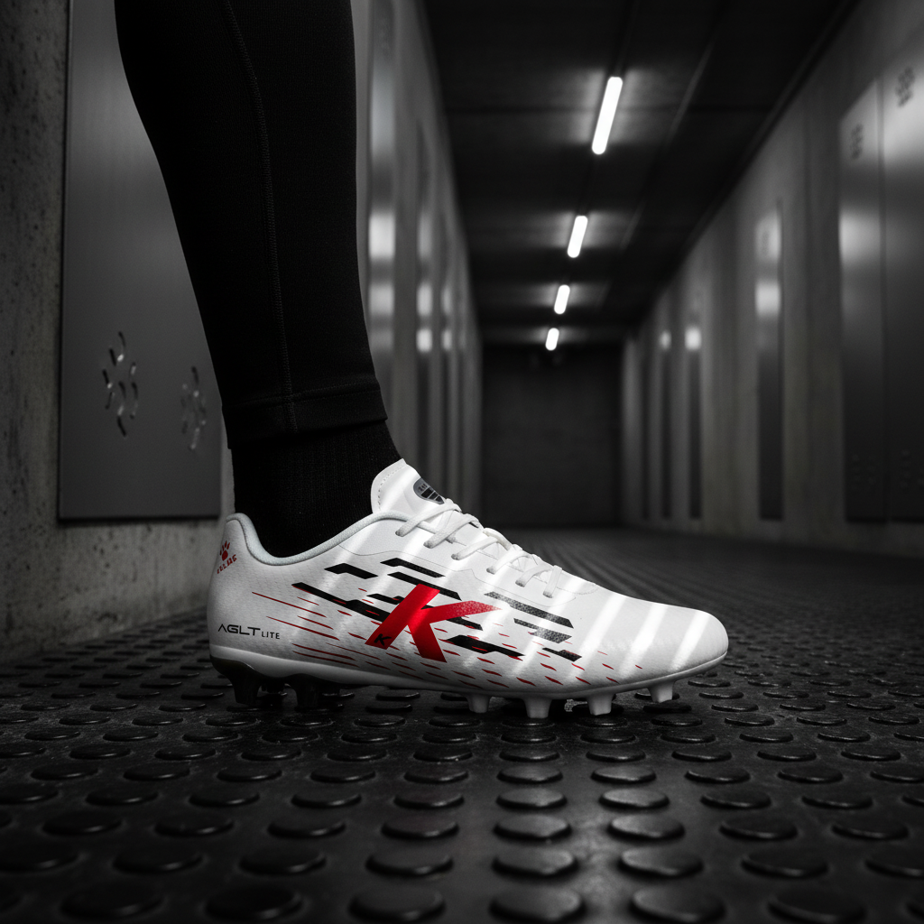 Botas de fútbol Agility Lite en túnel de vestuarios