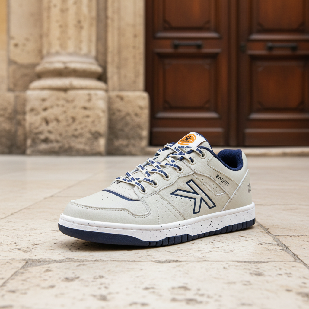 Zapatillas Retrobasket 2.0 en arquitectura clásica