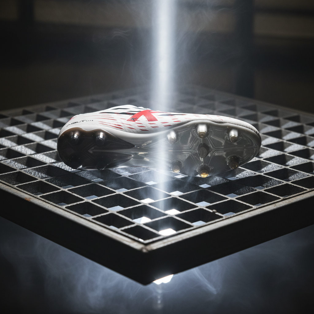 Botas de fútbol Agility Lite sobre rejilla metálica