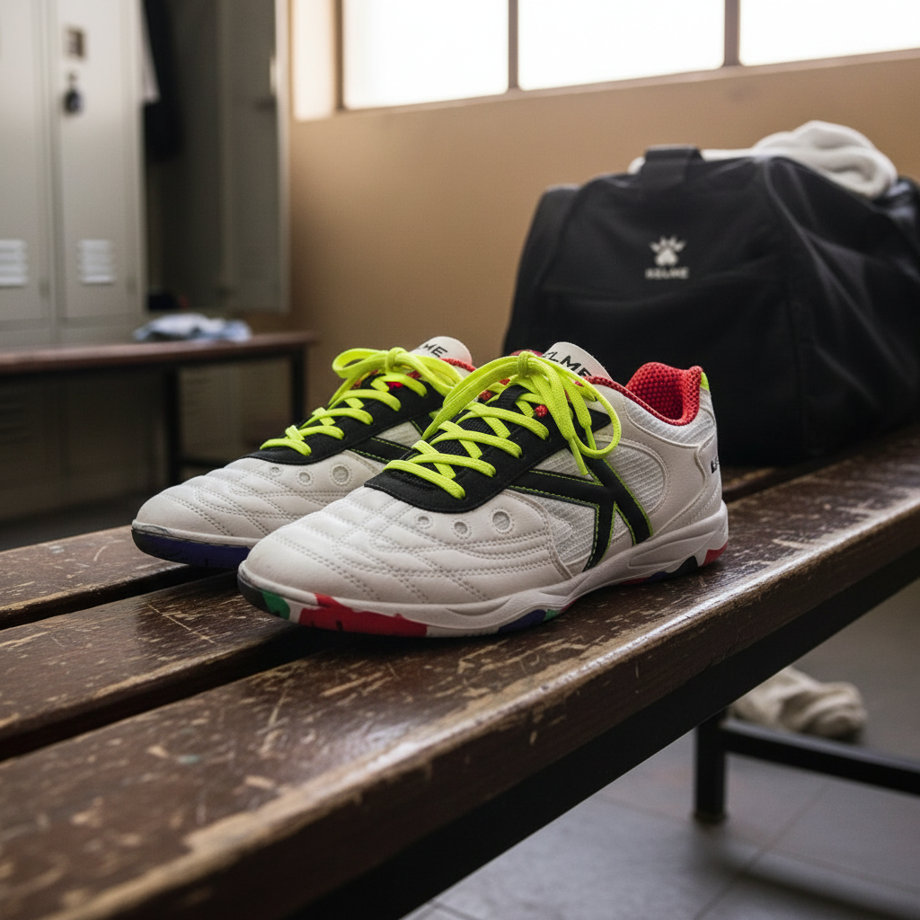 Zapatillas Kelme Indoor Copa en vestuario