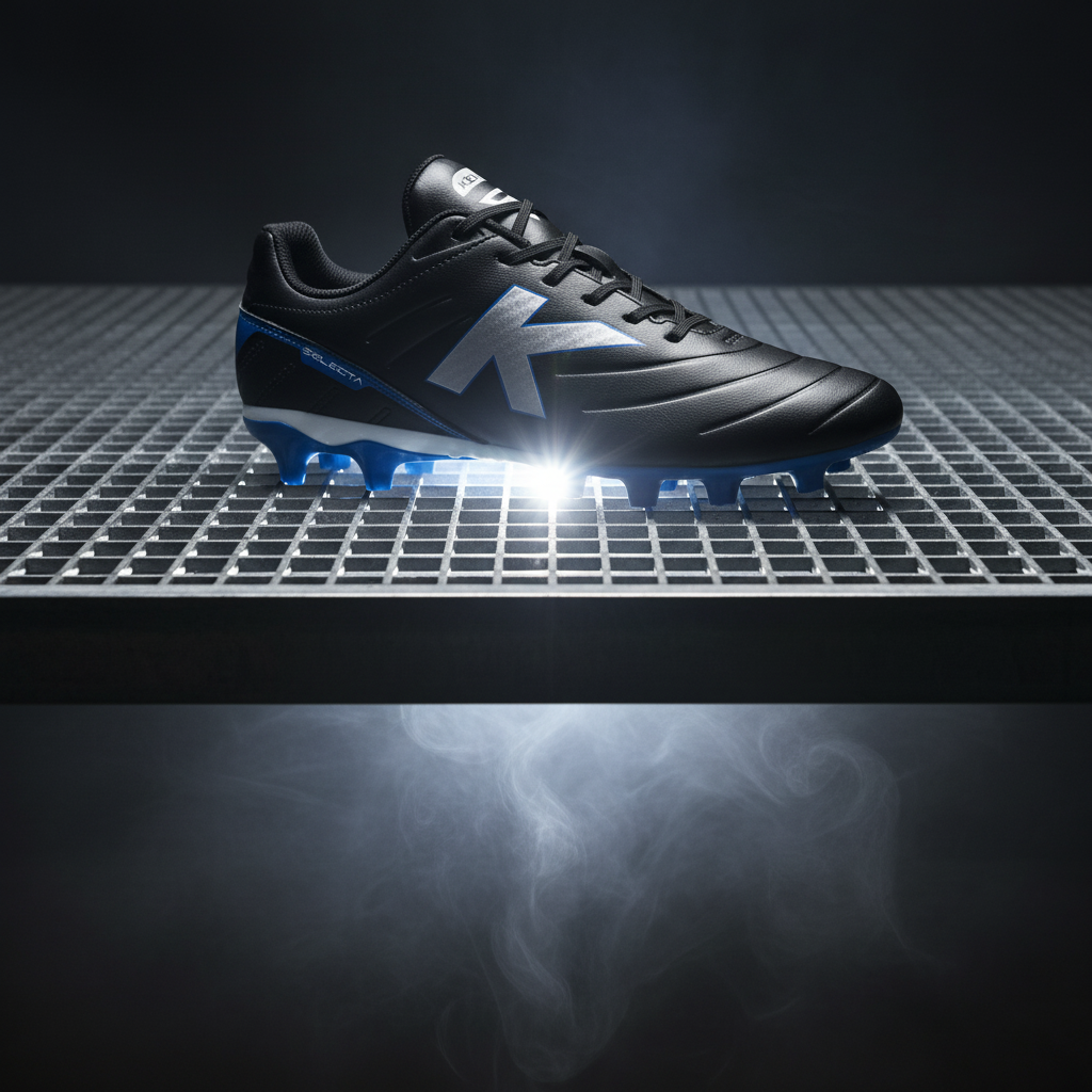 Botas de fútbol Selecta MG sobre rejilla metálica