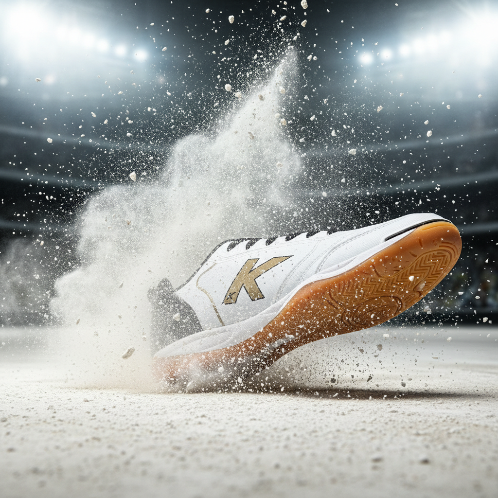 Zapatillas GOLEIRO efecto polvo en movimiento