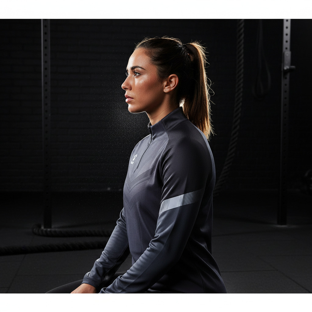 Sudadera KELME Warrior Gris en box de entrenamiento