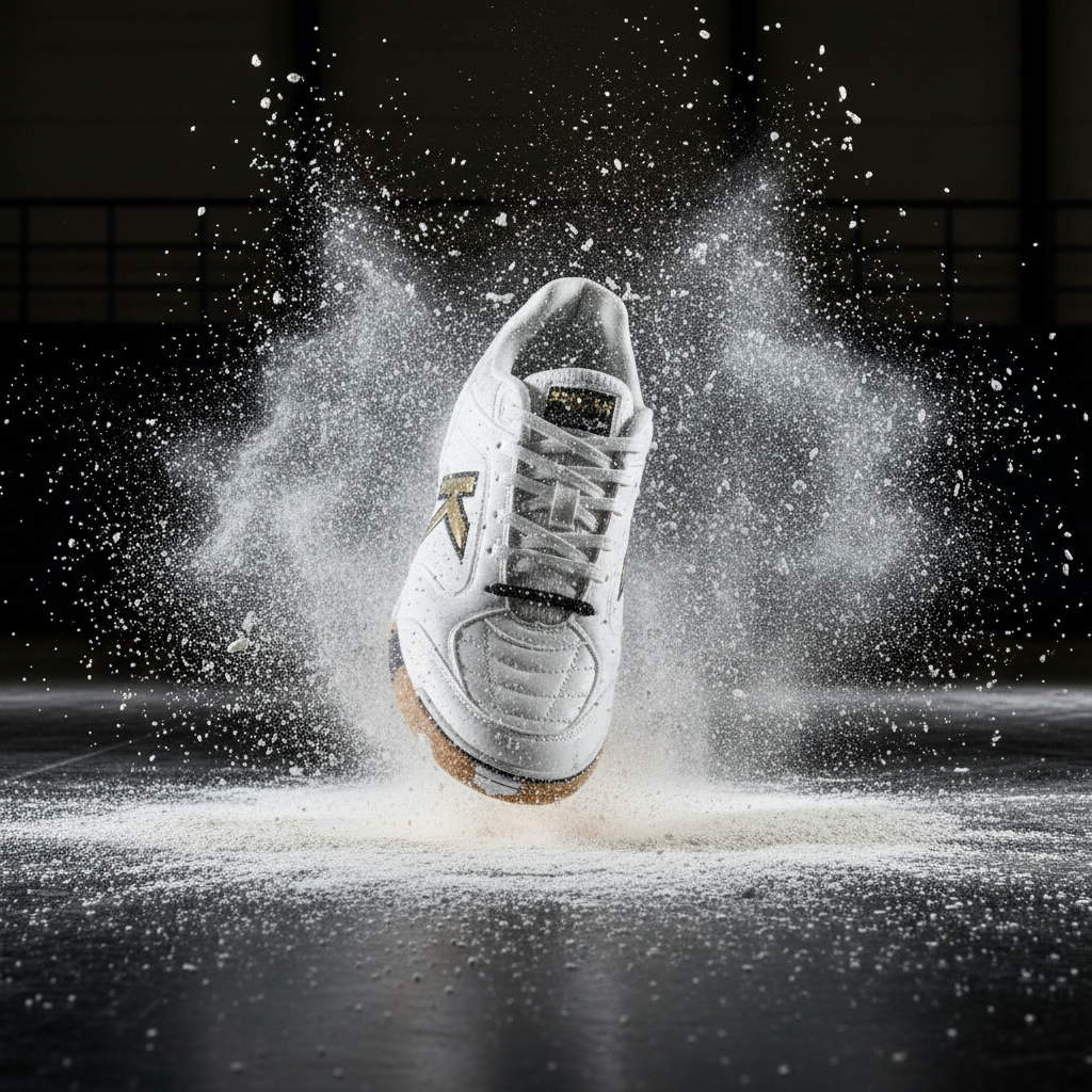 Zapatillas de fútbol sala con efecto polvo en movimiento