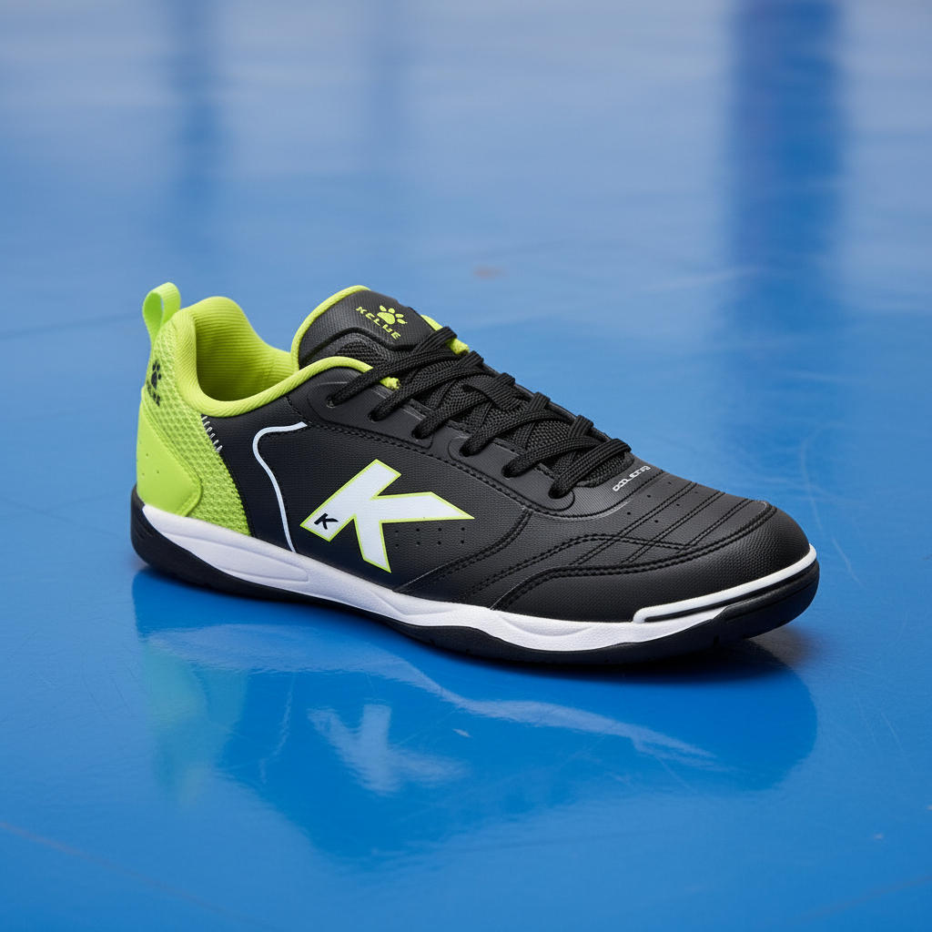 Zapatillas Goleiro sobre pista de fútbol sala