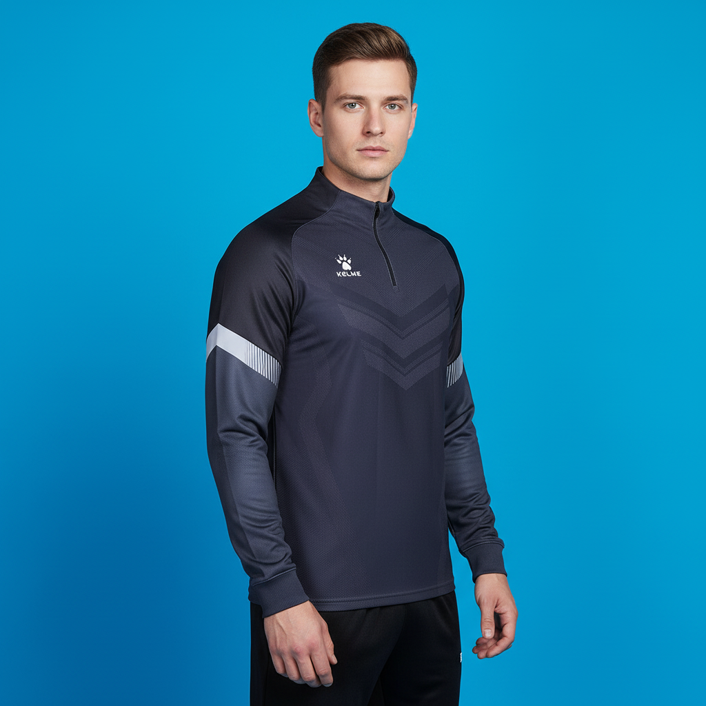 Sudadera KELME Warrior Gris en estudio color block