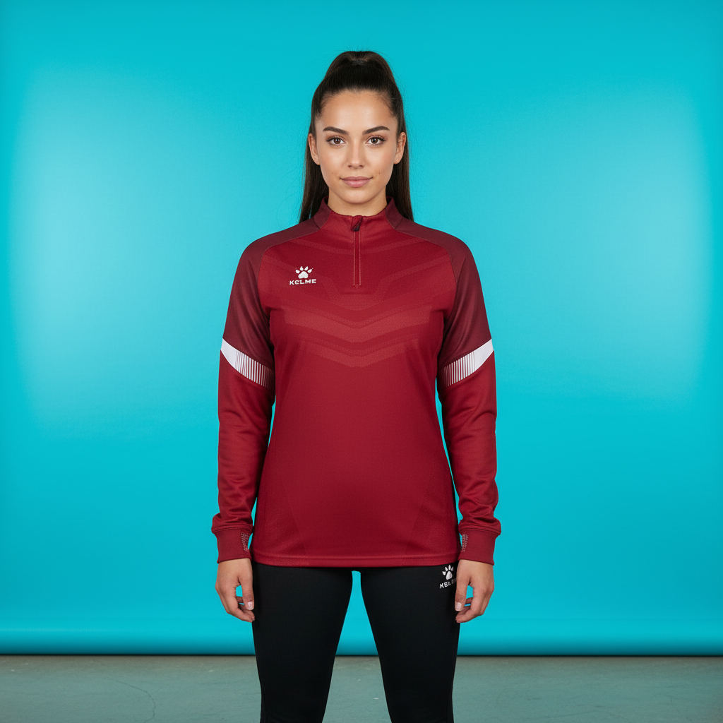 Sudadera KELME Warrior Rojo en estudio color block