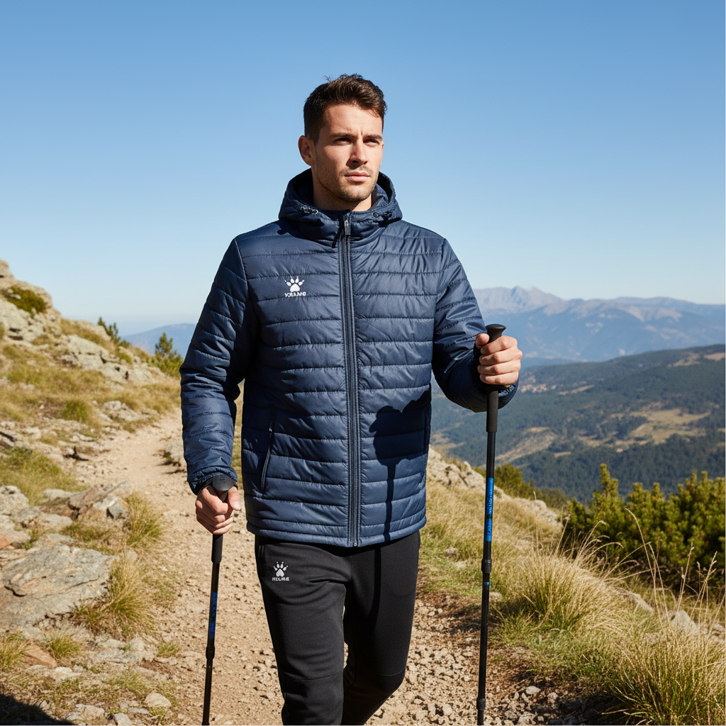 Chaqueta ligera Snow marino en ruta de montañismo