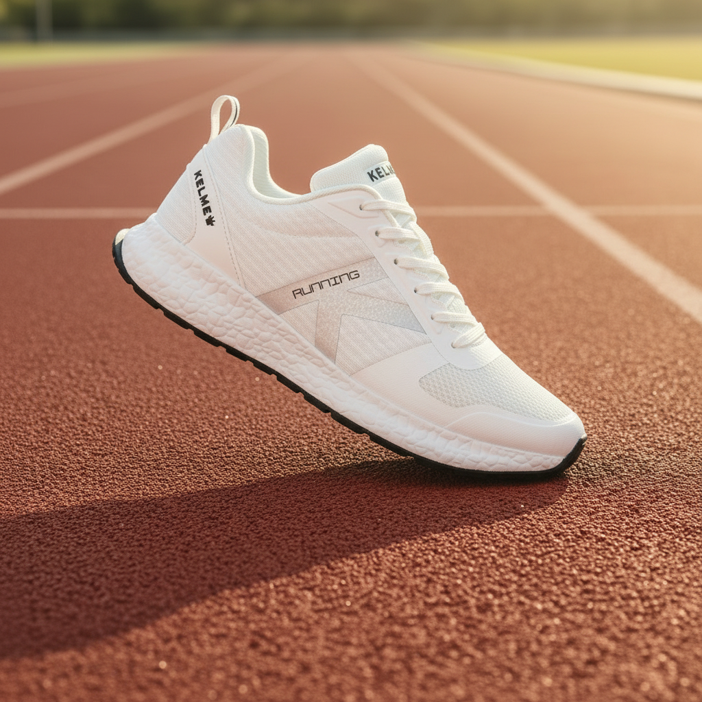 Zapatillas K-Rookie sobre pista de tartán