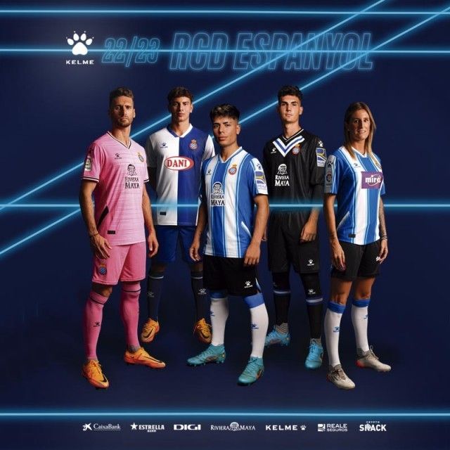 Dictar Varios distorsionar KELME Y RCD ESPANYOL PRESENTAN LAS EQUIPACIONES DE LA NUEVA TEMPORADA