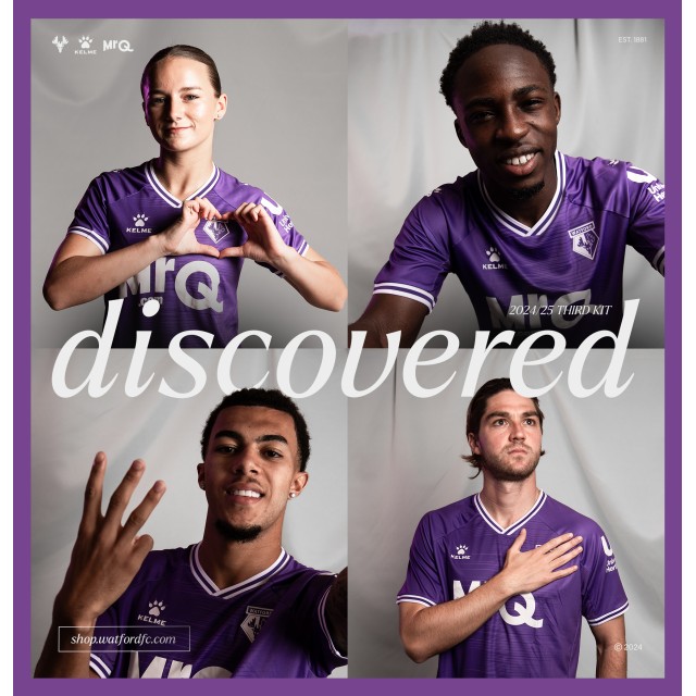 O WATFORD F.C. E A KELME APRESENTAM O TERCEIRO EQUIPAMENTO PARA A ÉPOCA 24/25